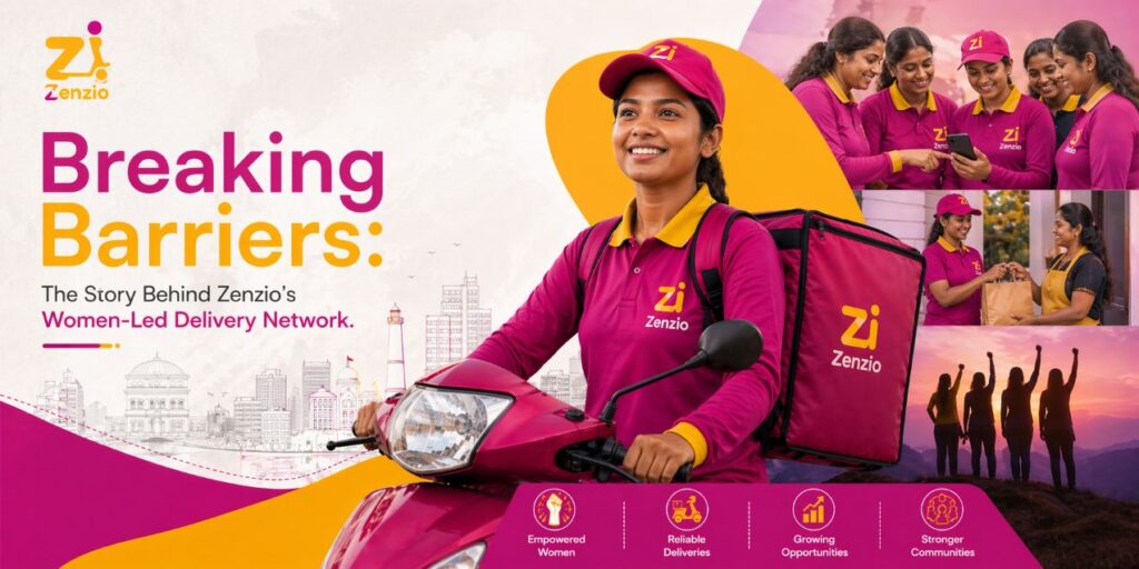 Breaking Barriers: The Story Behind Zenzio’s Women-Led Delivery Network Zenzio zenzio