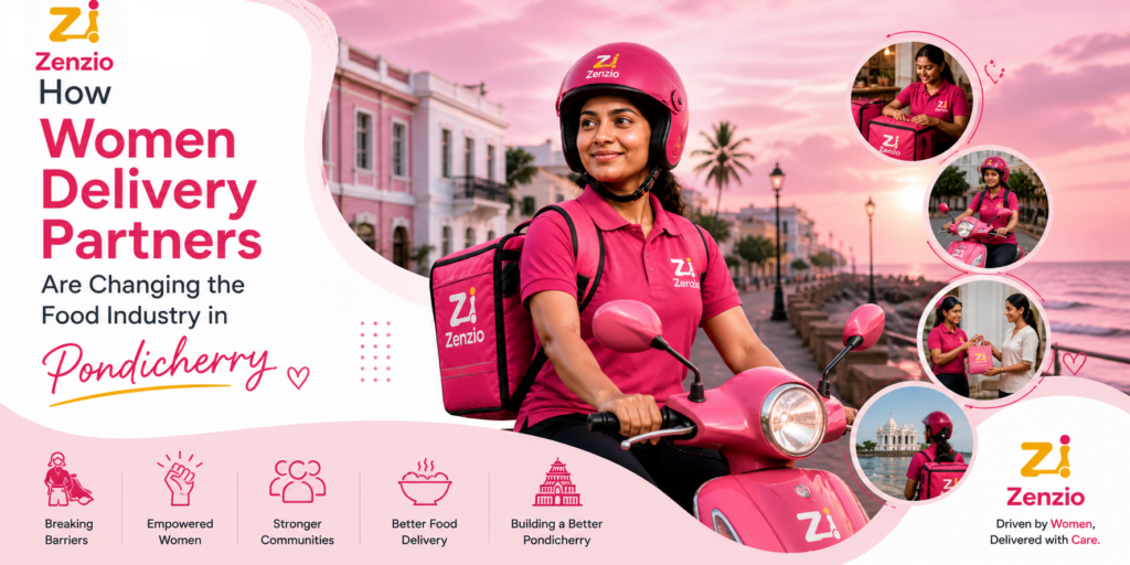 How Women Delivery Partners Are Changing the Food Industry in Pondicherry Zenzio